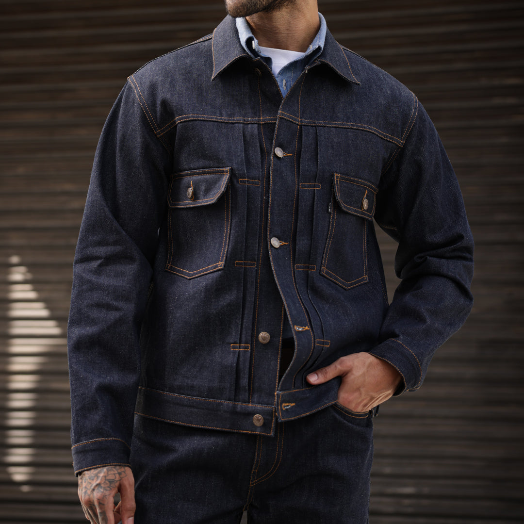 Trucker Type 2 Jacket Selvedge Blue Blood