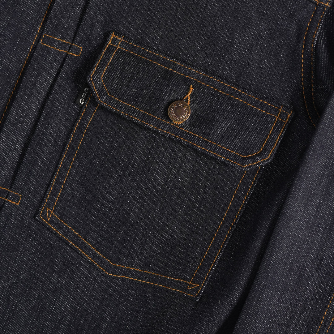Trucker Type 2 Jacket Selvedge Blue Blood