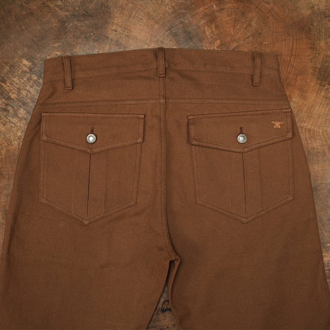 Fatigue Pants Fox Brown 12 Oz Duck Canvas For Men (True Straight)