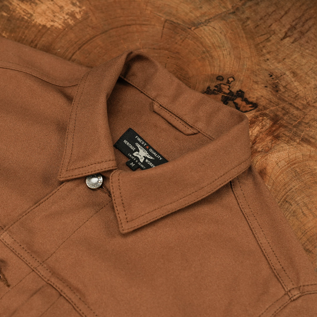 Trucker Type 2 Fox Brown 12 Oz Duck Canvas
