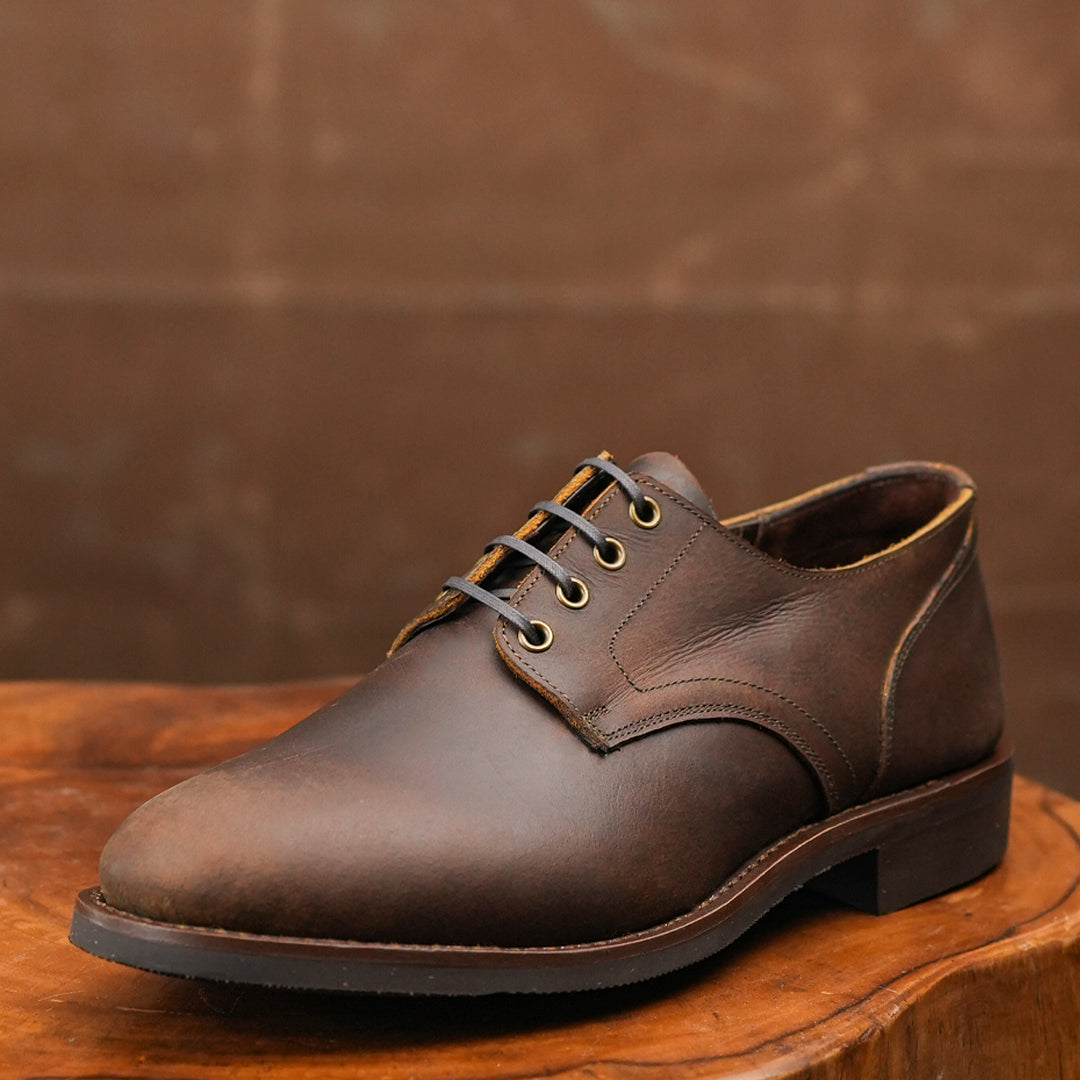 Craft Boondocker Shoes (Vintage Brown) Goodyear Welted STC