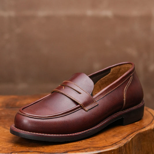 Oslo Penny 2.0 Loafers (Saddle Tan) Goodyear Welted