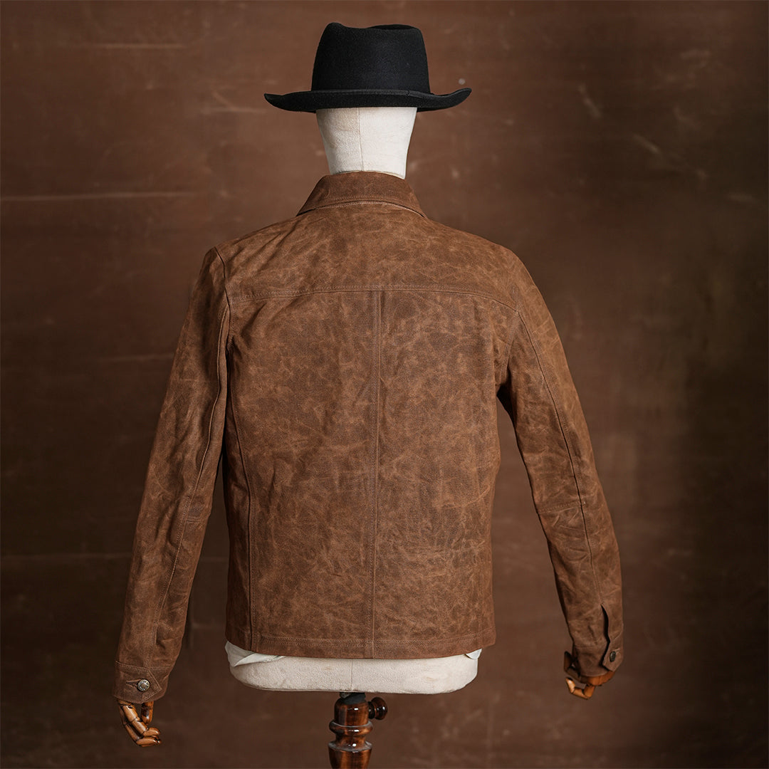 Chore Jacket Bear Brown 12 Oz Hard Waxed Canvas