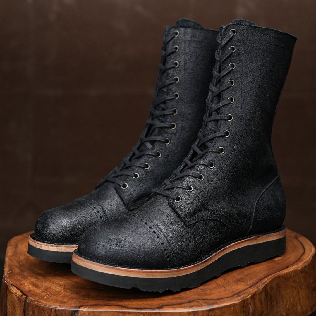 Hell Jumper Boots ( Black Oiled Roughout ) with EVA Sole