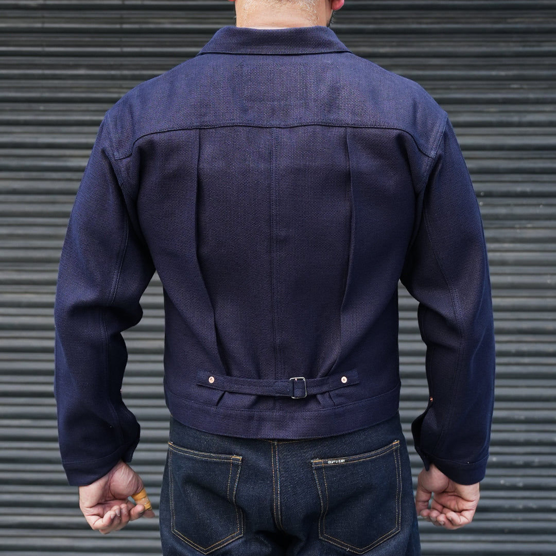 12oz Kuroki Mill Japanese Indigo Sashiko Outer Wear