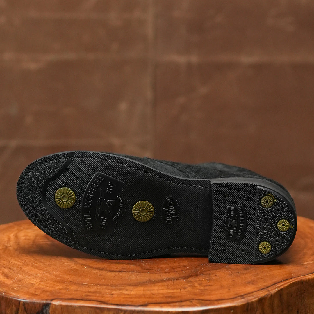 Hampton Desert Boot (Grizzly Black) Goodyear Welted