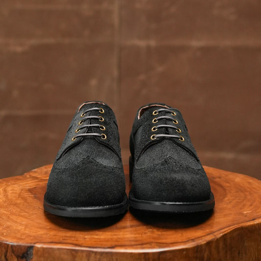 Sterling Brogue Shoes (Grizzly Black) Goodyear Welted