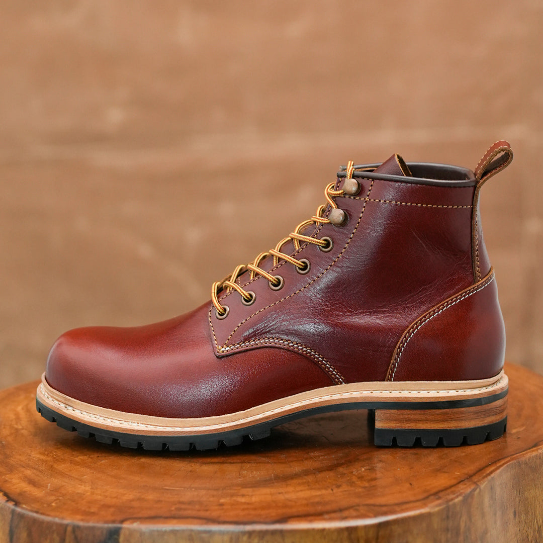 Task Boots 6" (Saddle Tan) Goodyear Welted