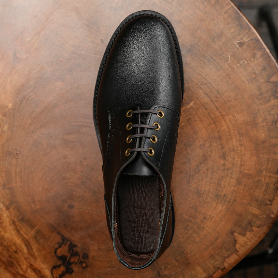 Craft Boondocker Shoes (Raven Black) Goodyear Welted