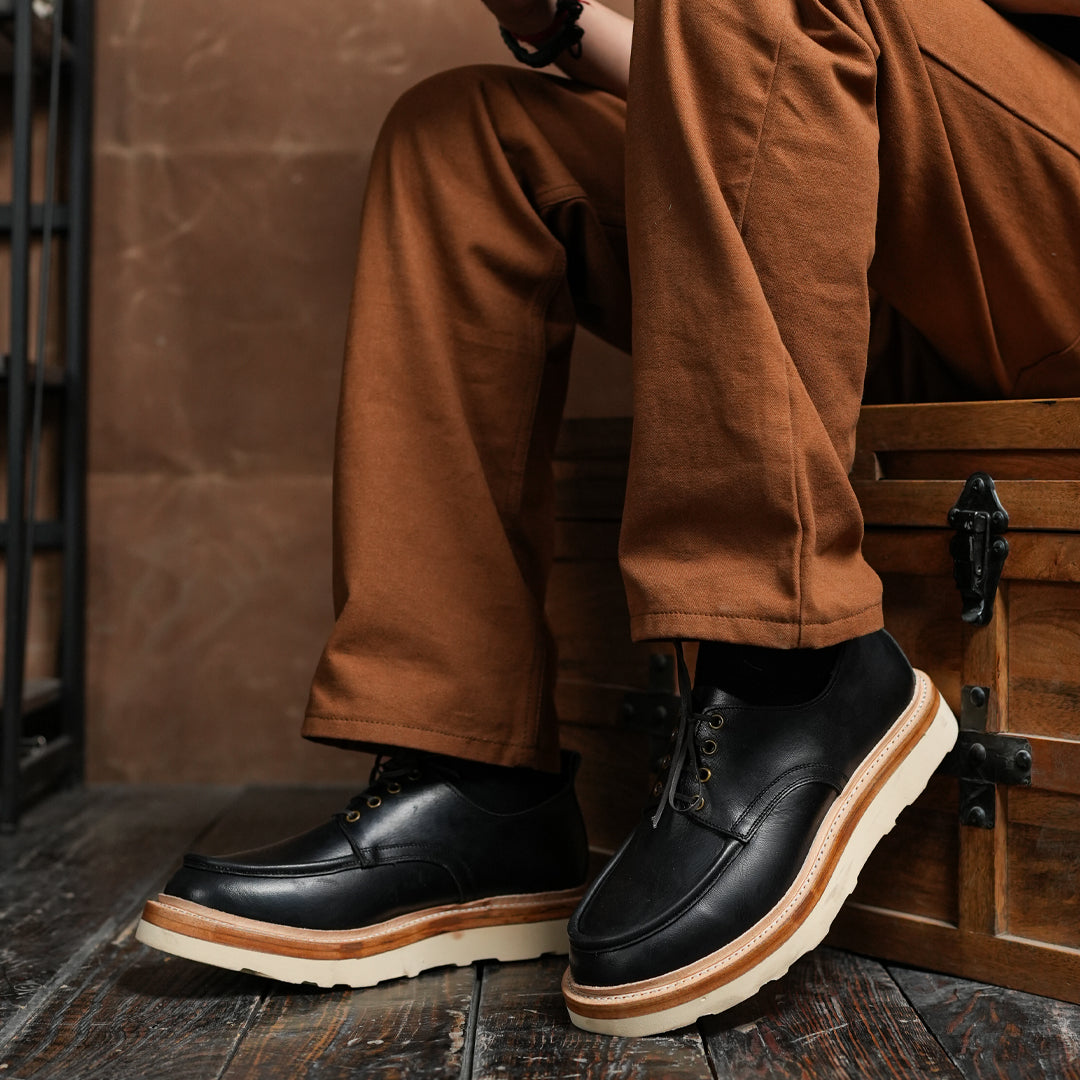 Moc-Toe 2.0 Shoes (Raven Black) Goodyear Welted