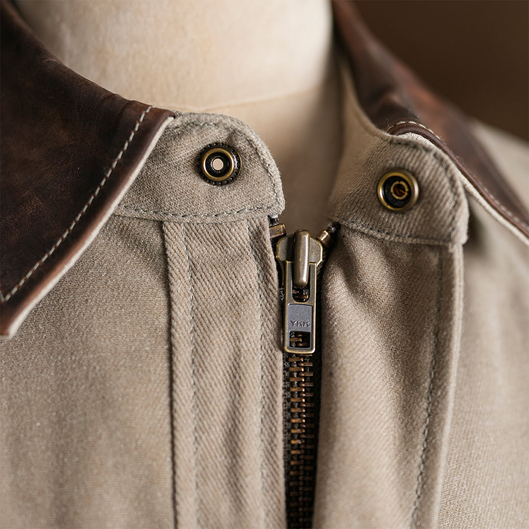 Cabin Jacket Sandstorm 12 Oz Oil Waxed Twill