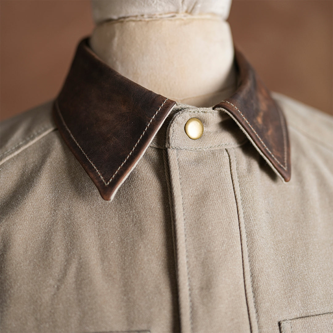 Cabin Jacket Sandstorm 12 Oz Oil Waxed Twill