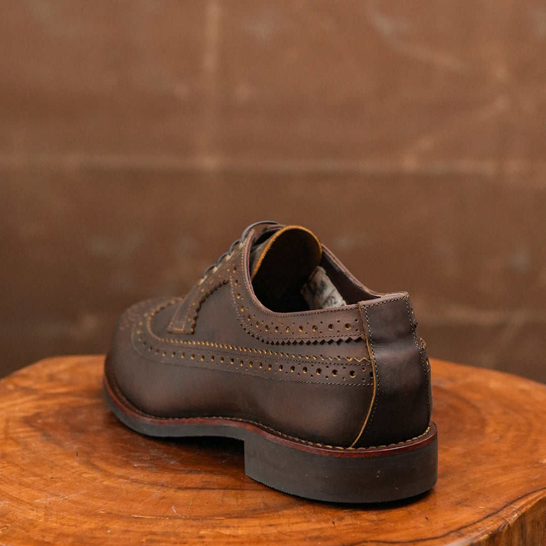 Sterling Brogue Shoes (Vintage Brown) Goodyear Welted STC