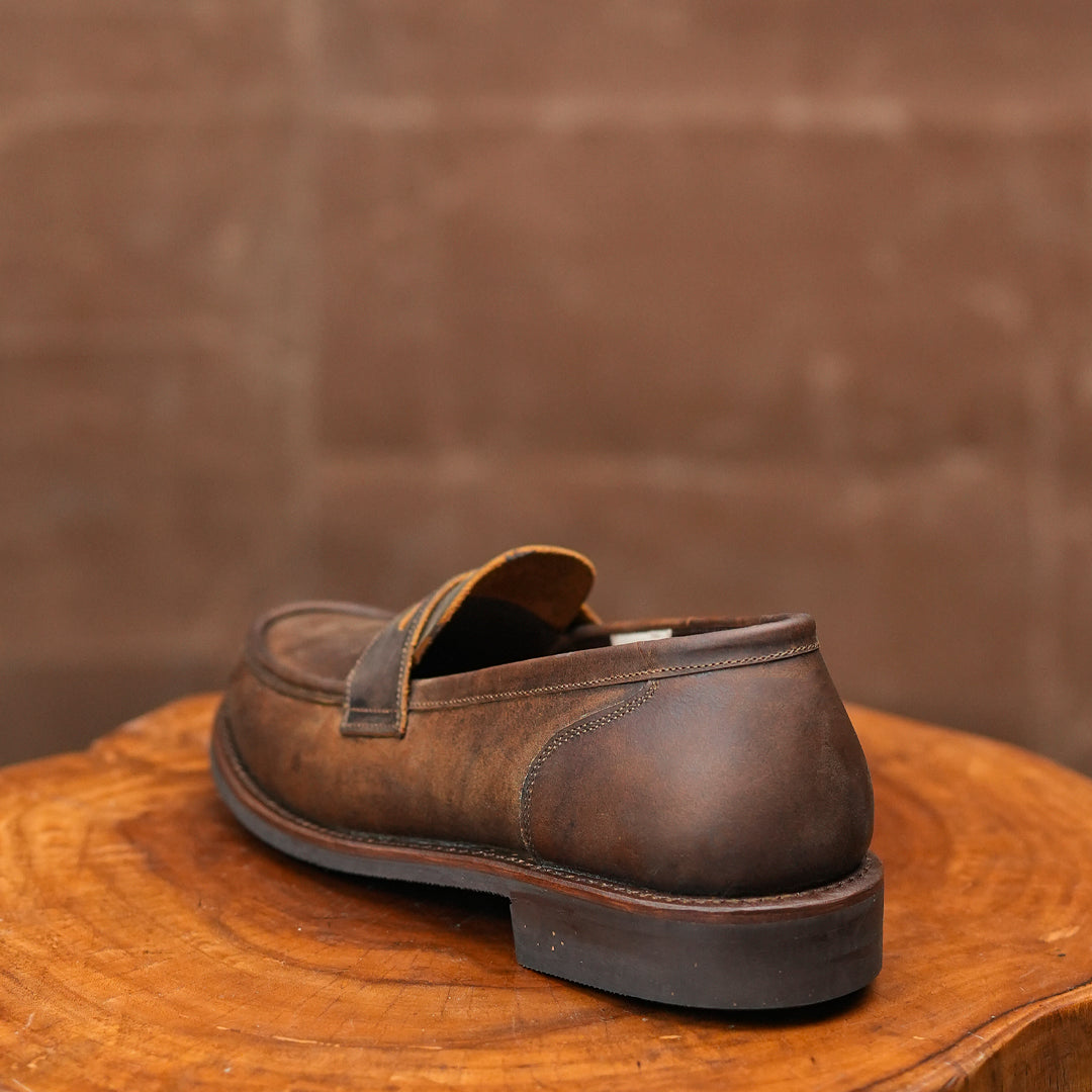 Oslo Penny 2.0 Loafers (Vintage Brown) Goodyear Welted
