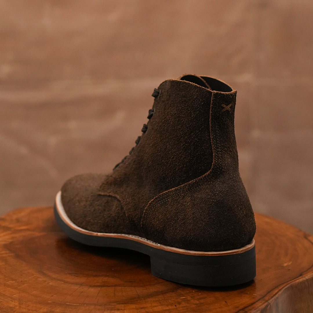 The Craft Boondocker Boots (Grizzly Brown Roughout) Goodyear Welted