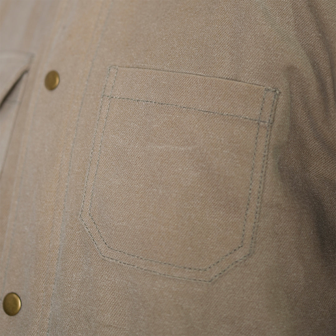 Cabin Jacket Sandstorm 12 Oz Oil Waxed Twill