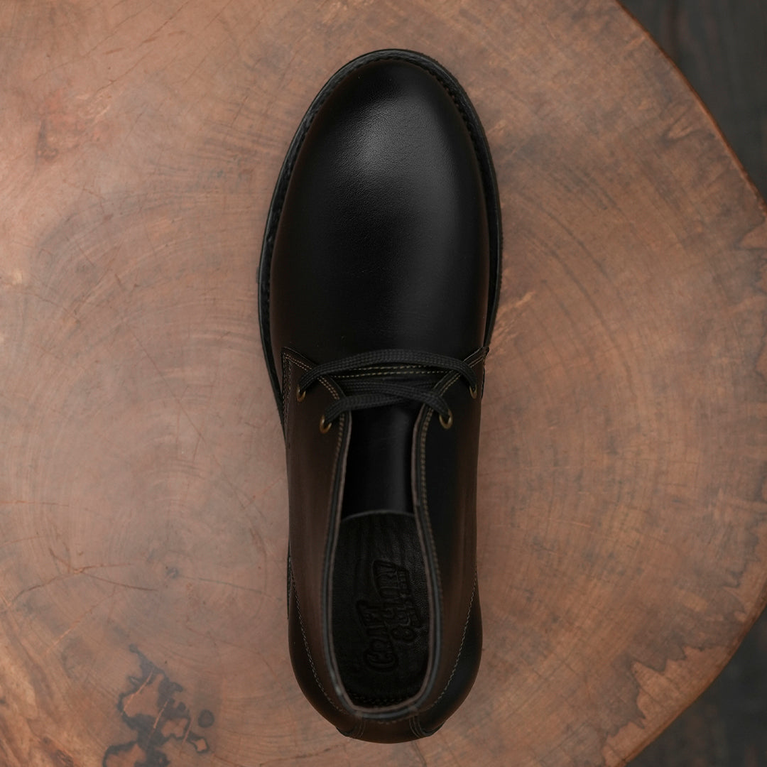 Hampton Desert Boot (Raven Black) Goodyear Welted STC