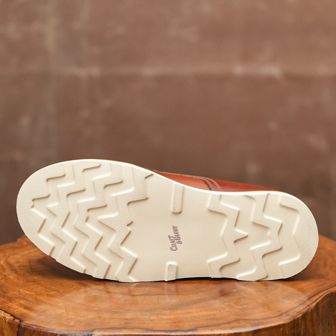 Moc-Toe 2.0 Shoes (Saddle Tan) Goodyear Welted