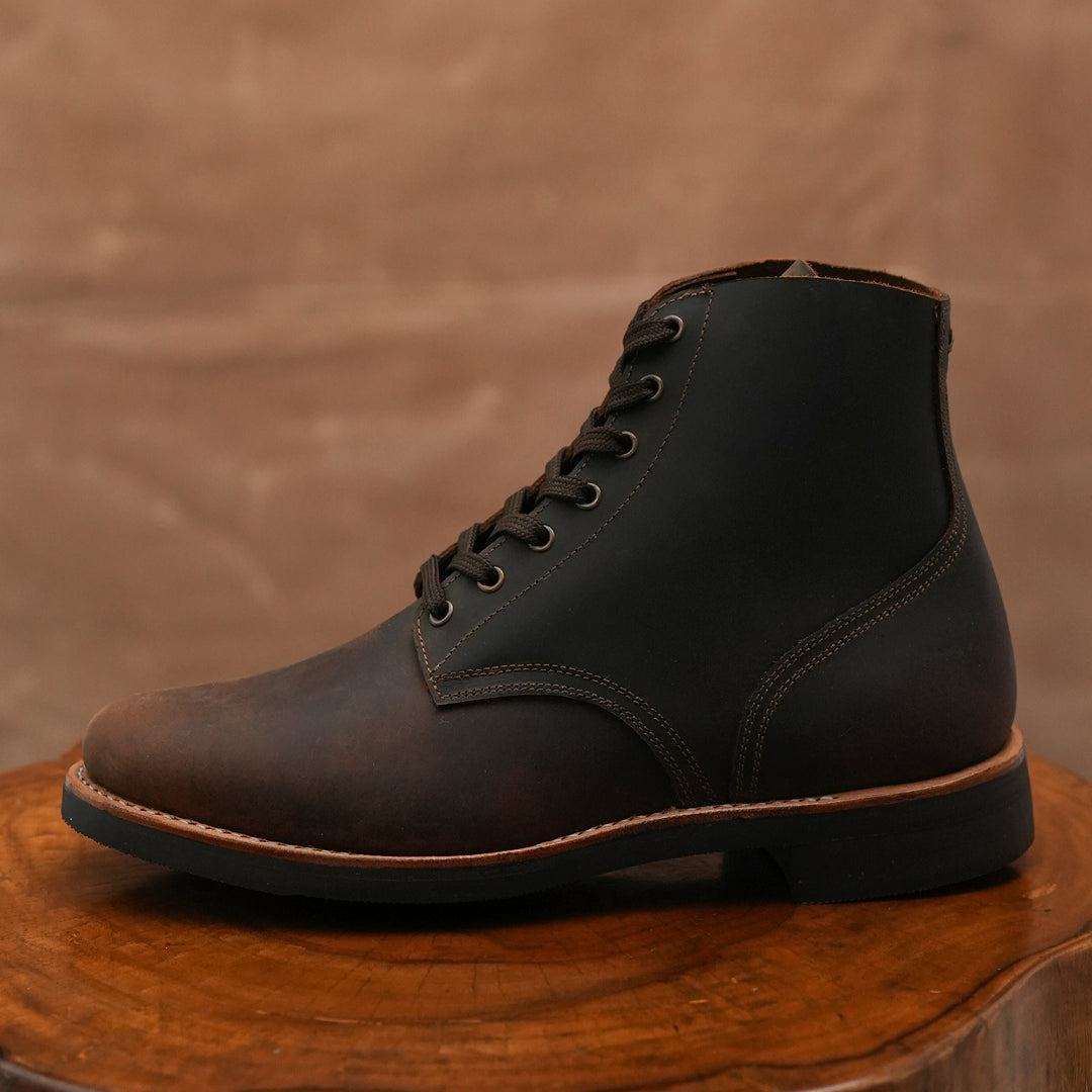The Craft Boondocker Boots (Vintage Brown) Goodyear Welted