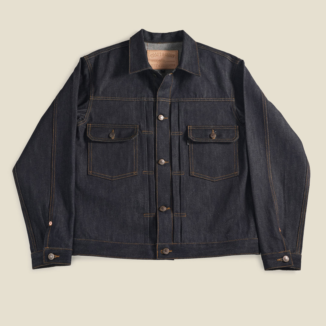 Trucker Type 2 Jacket Selvedge Blue Blood