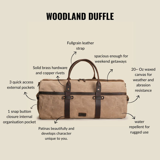 Woodland Duffle ( Sandstorm )