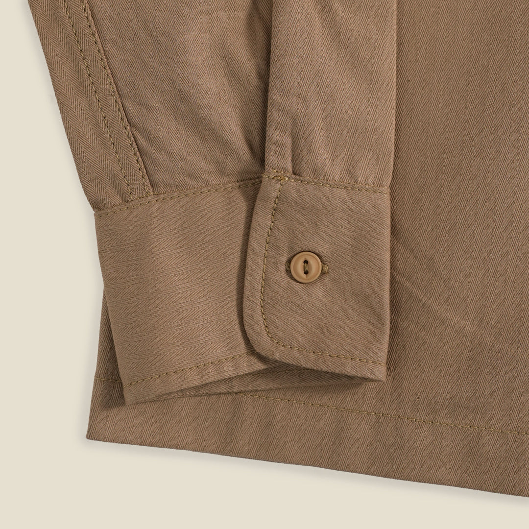 Fatigue Shirt Full Sleeves HBT Khaki