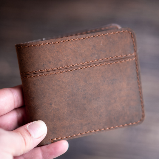 Heritage Belt & Boston Wallet (Vintage Brown)