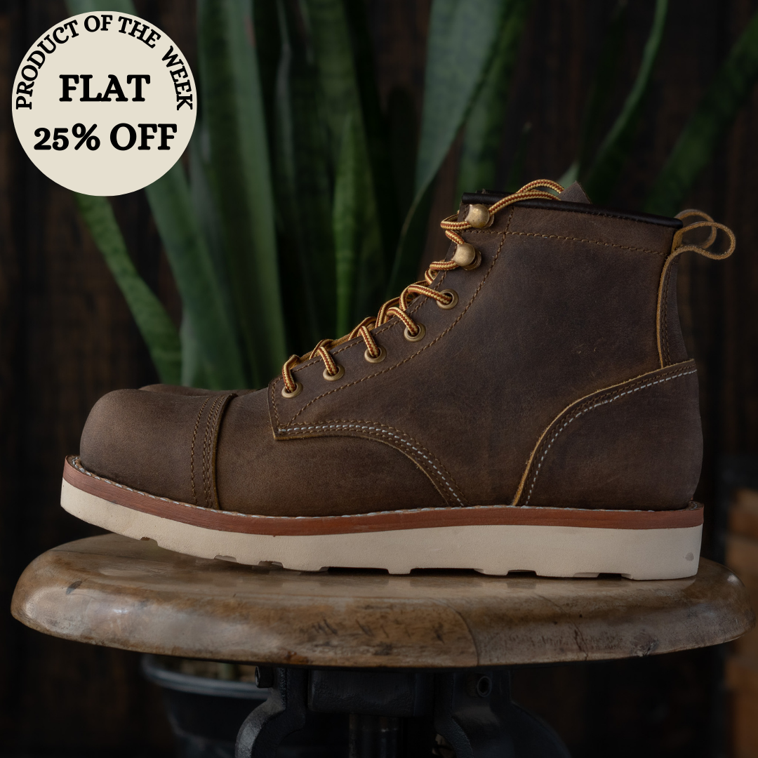 Ranger Scout Toe Cap 6" (Vintage Brown) Goodyear Welted