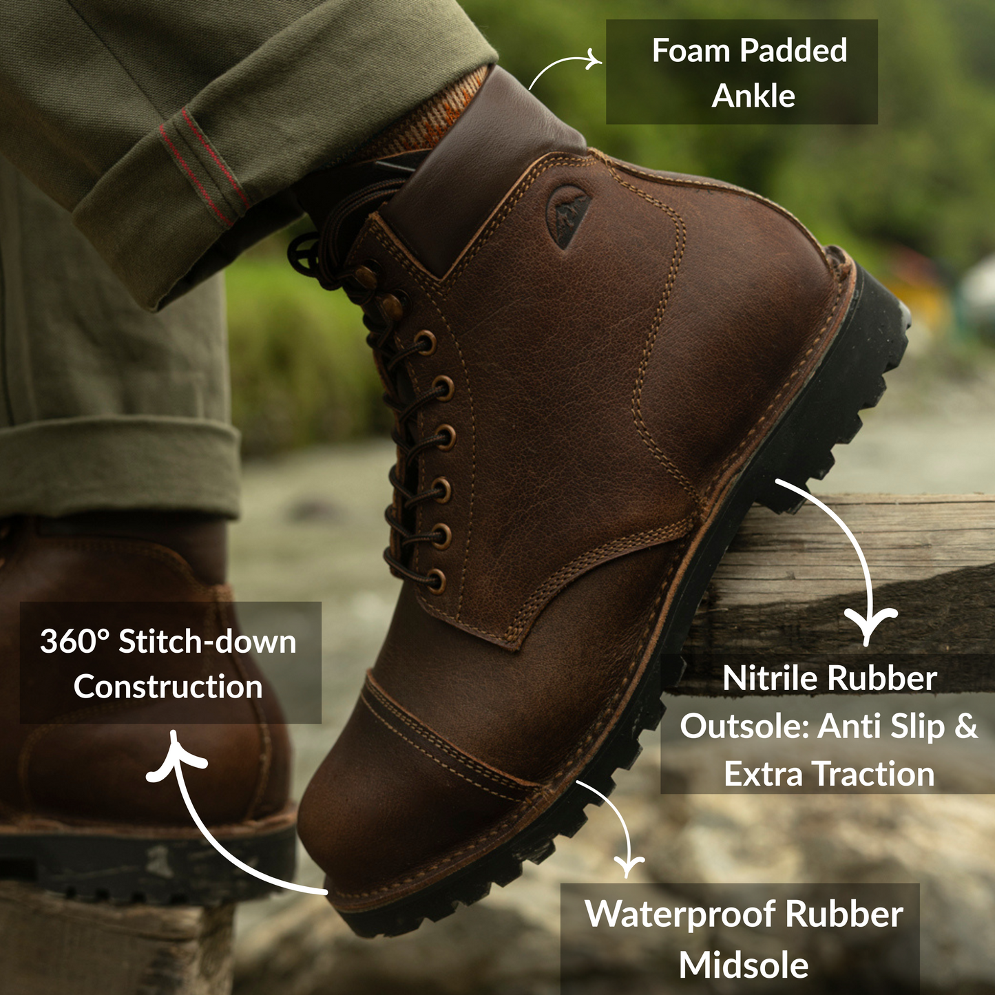 Women Himalayan Trailmaster Boots 6" (Vintage Brown) Water Repellent