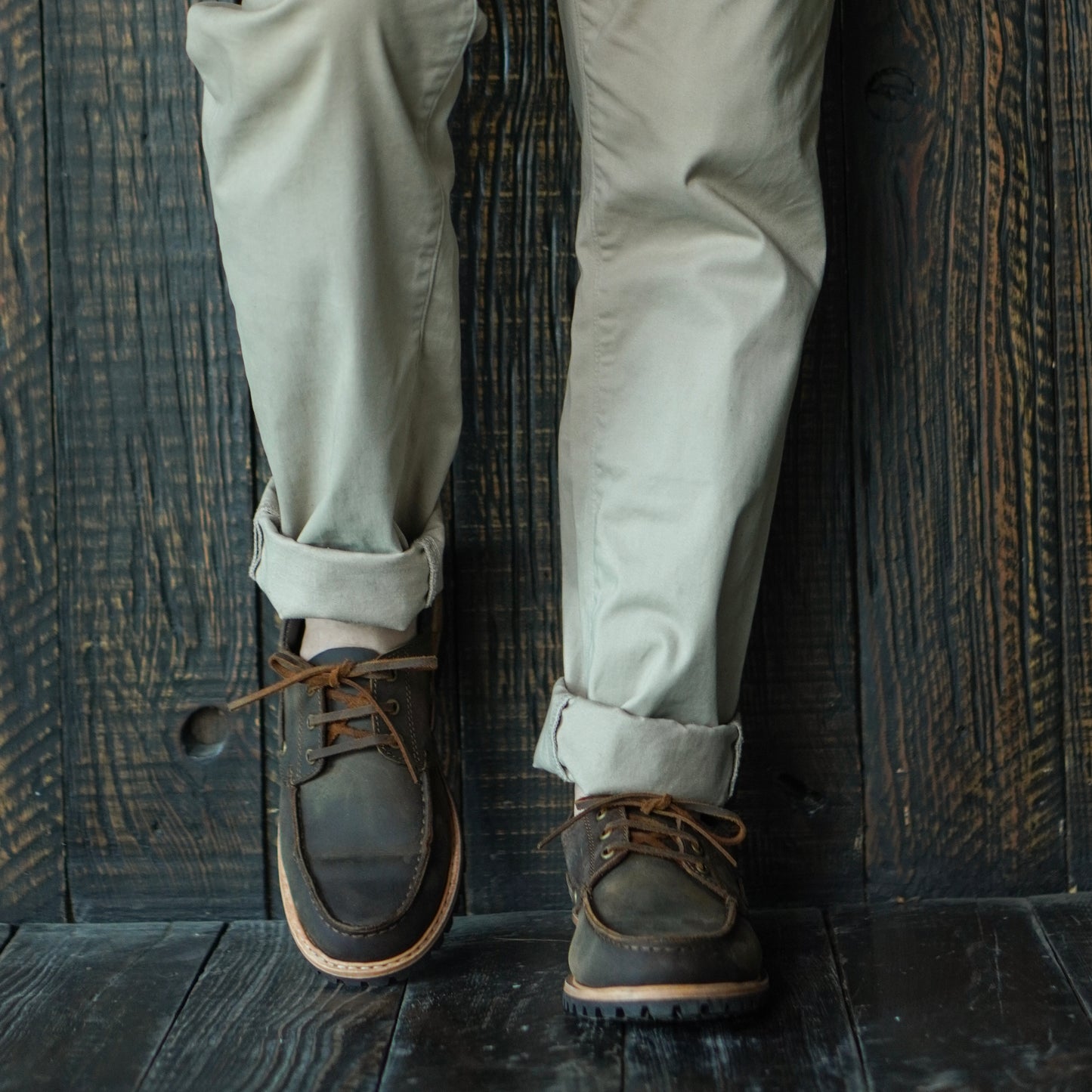 Voyager Boat Shoes (Vintage Brown) Goodyear Welted