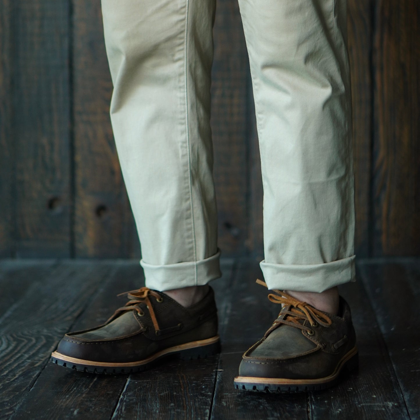 Voyager Boat Shoes (Vintage Brown) Goodyear Welted