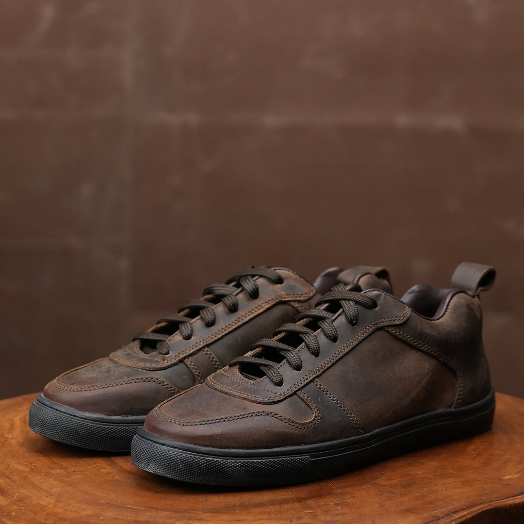 Brooklyn Low Top Sneakers ( Vintage Brown ) 282 CRS