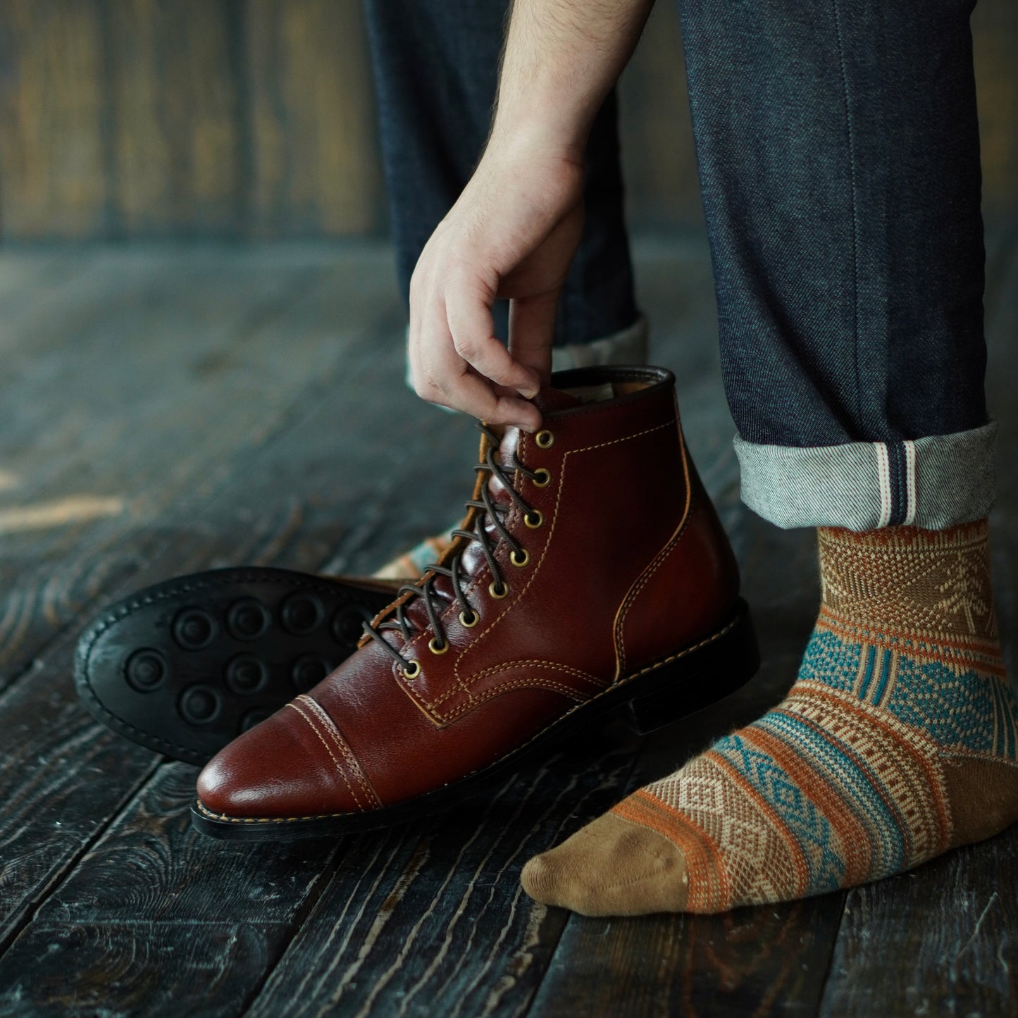 Aspen Boots 6" (Saddle Tan) Goodyear Welted