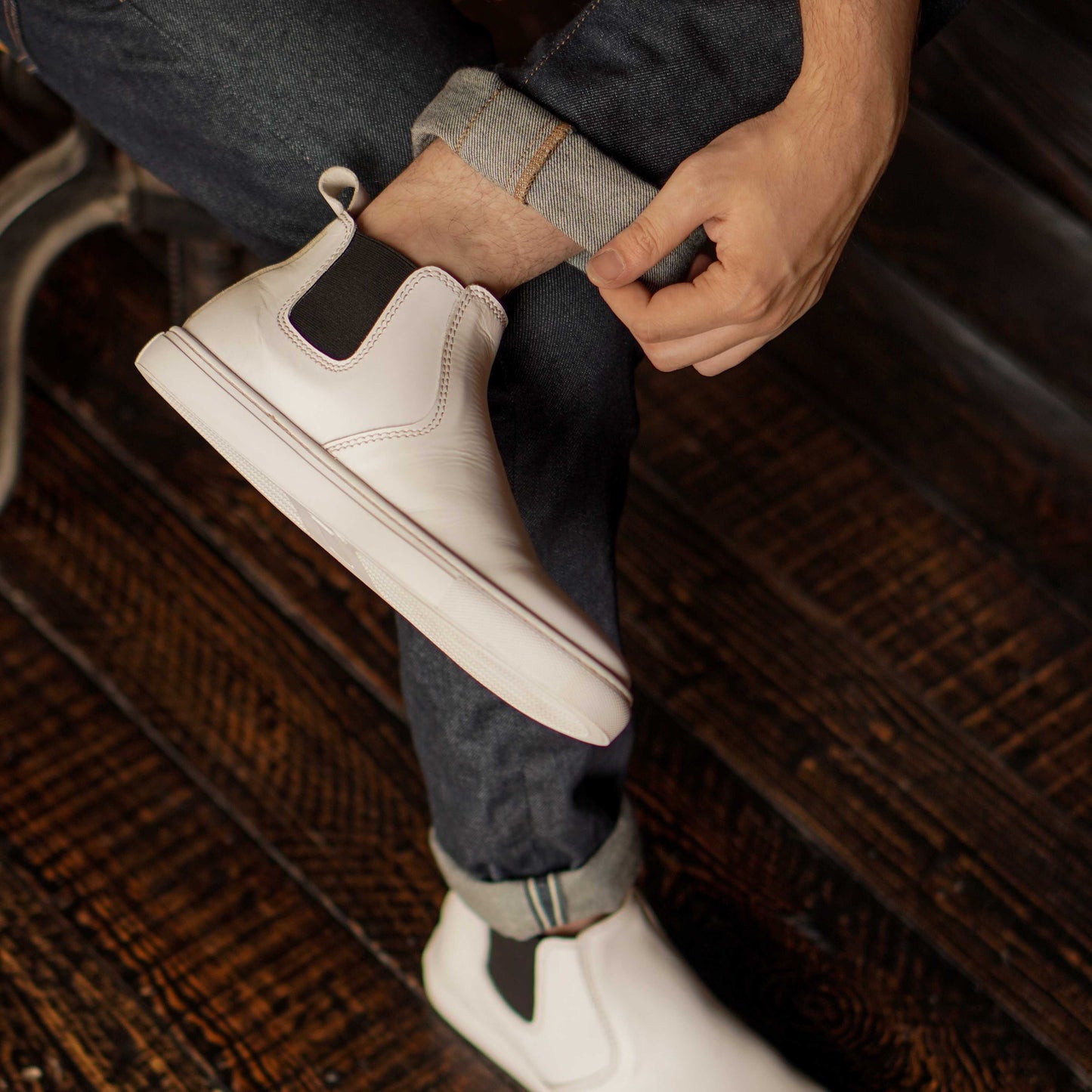 Chelsea Sneakers (Pearl white)