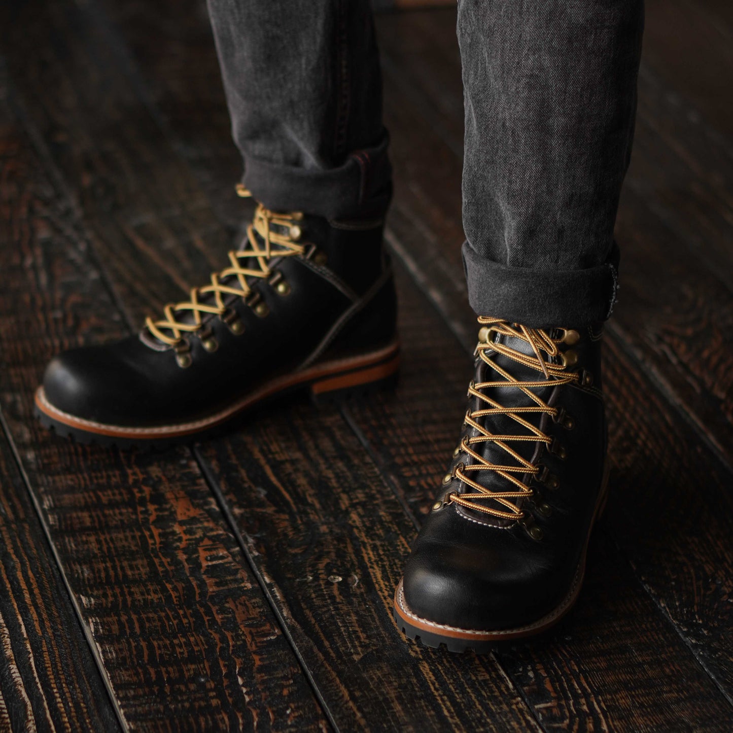 Hike Boots 6" (Raven Black) Goodyear Welted