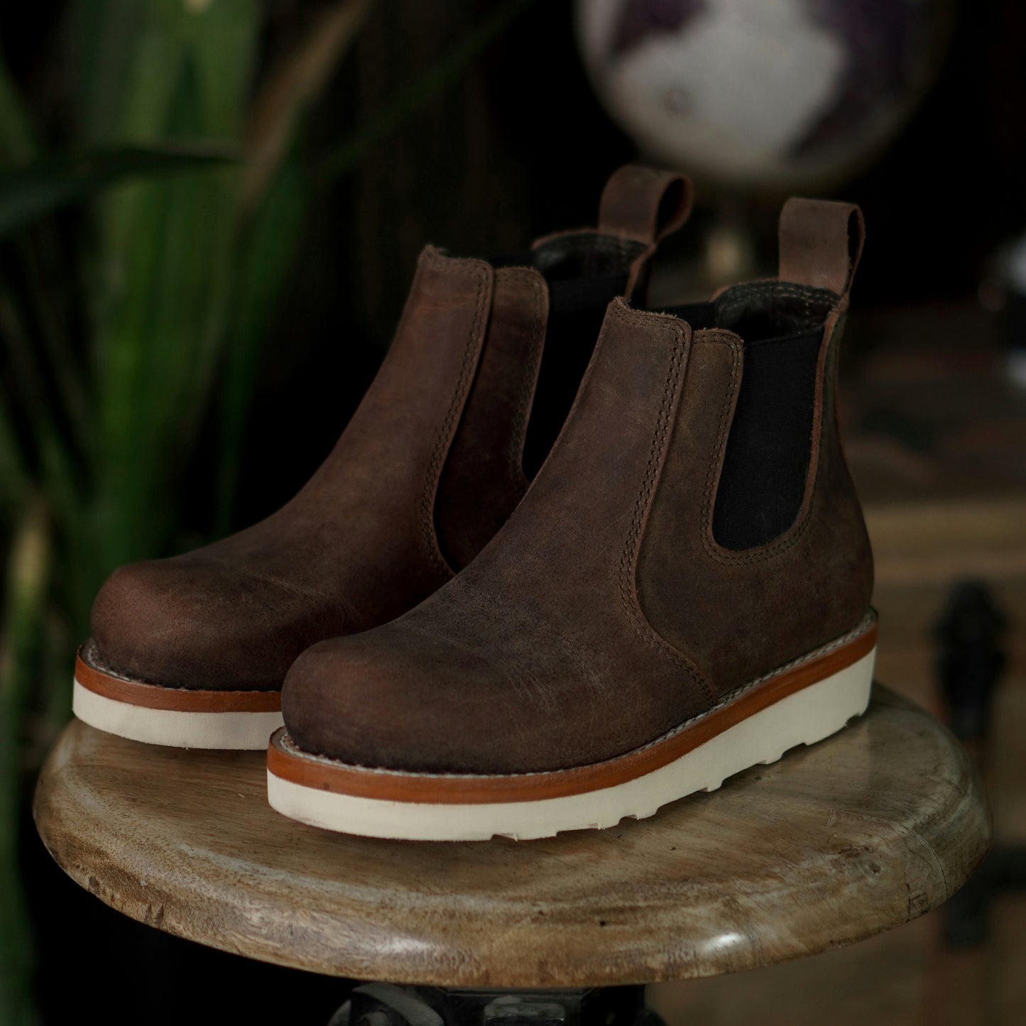 Chelsea Boots For Women (Vintage Brown) Goodyear Welted