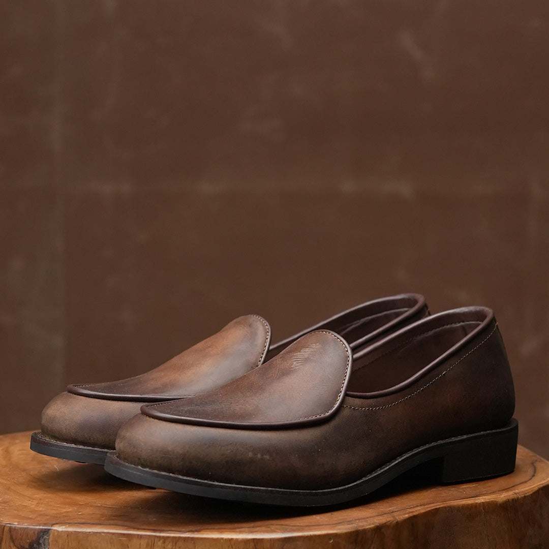 Belgian Loafers ( Vintage Brown ) 322 CRS