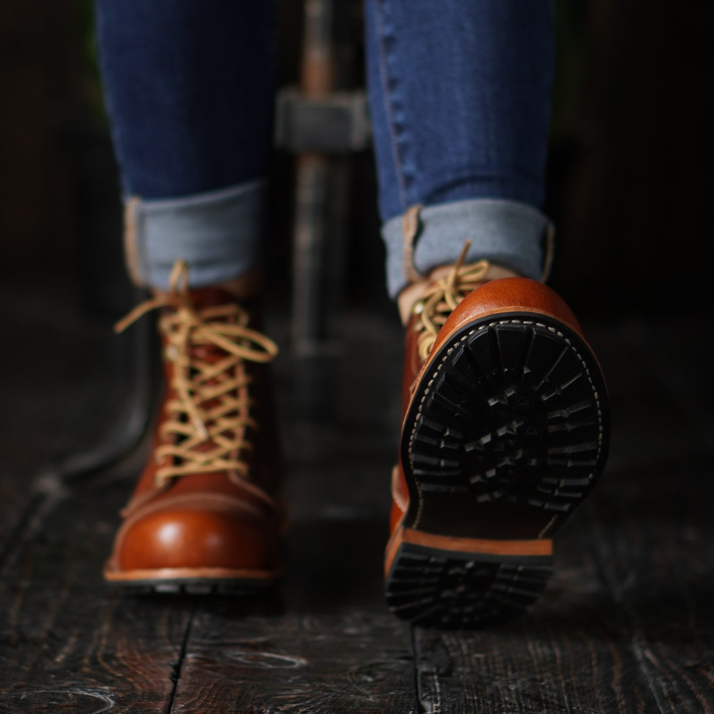 Bottes Ranger pour femmes (Saddle Tan) Goodyear Welted