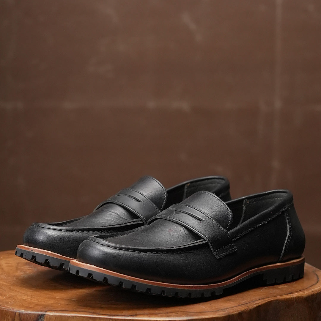 Penny Loafers ( Raven Black ) 393 CRS