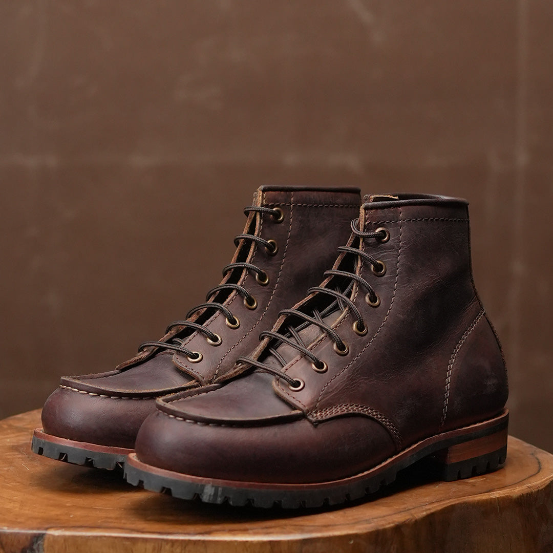 Moc Toe Explorer Boots ( Vintage Brown ) 425 CRS