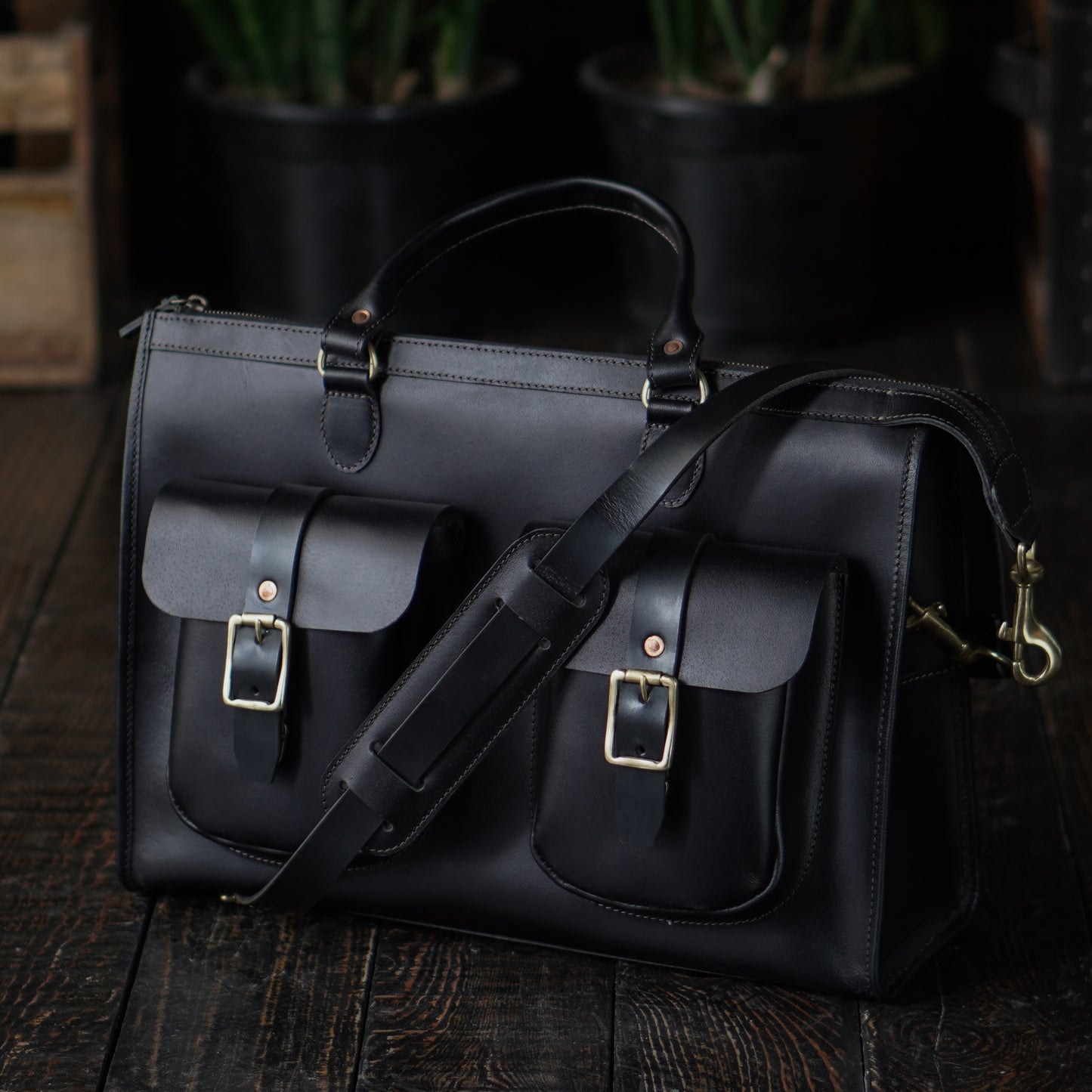 Diplomat Briefcase (Raven Black)
