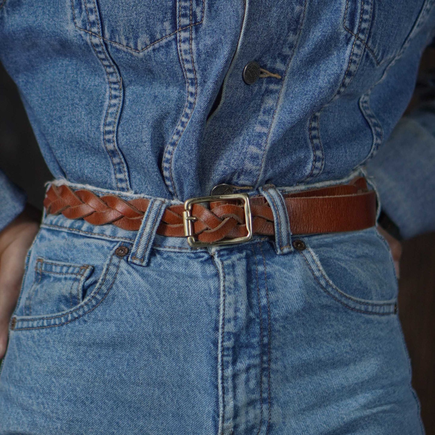 Texasgürtel für Damen (Saddle Tan)
