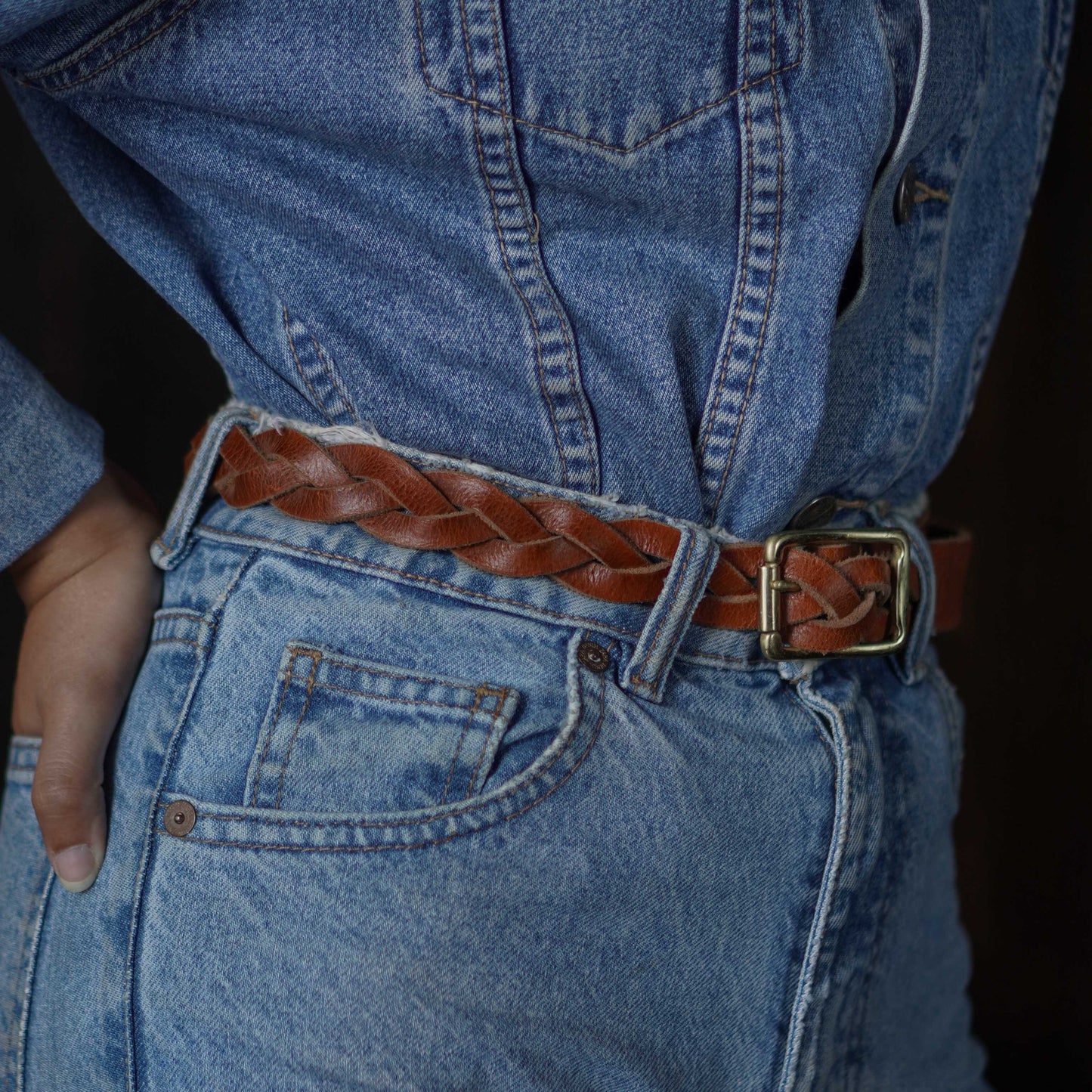 Texasgürtel für Damen (Saddle Tan)