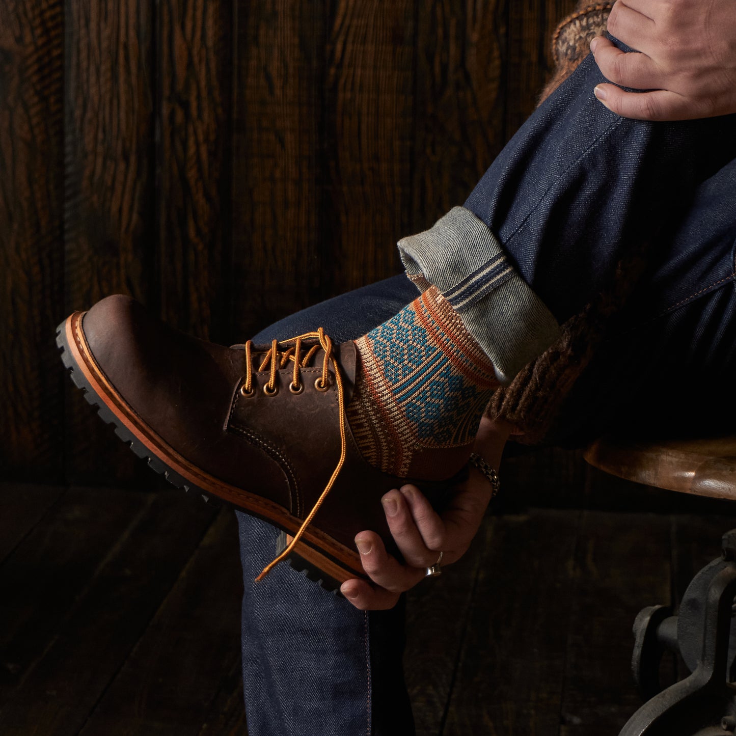 Task Shoes (Vintage Brown) Goodyear Welted