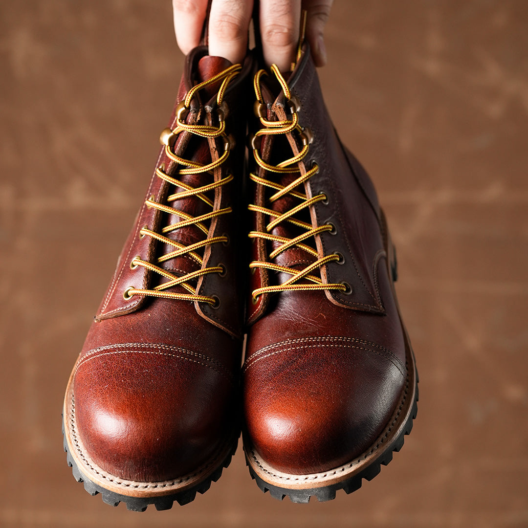 Combat Boots 6" (Saddle Tan) Goodyear Welted 36 CRS