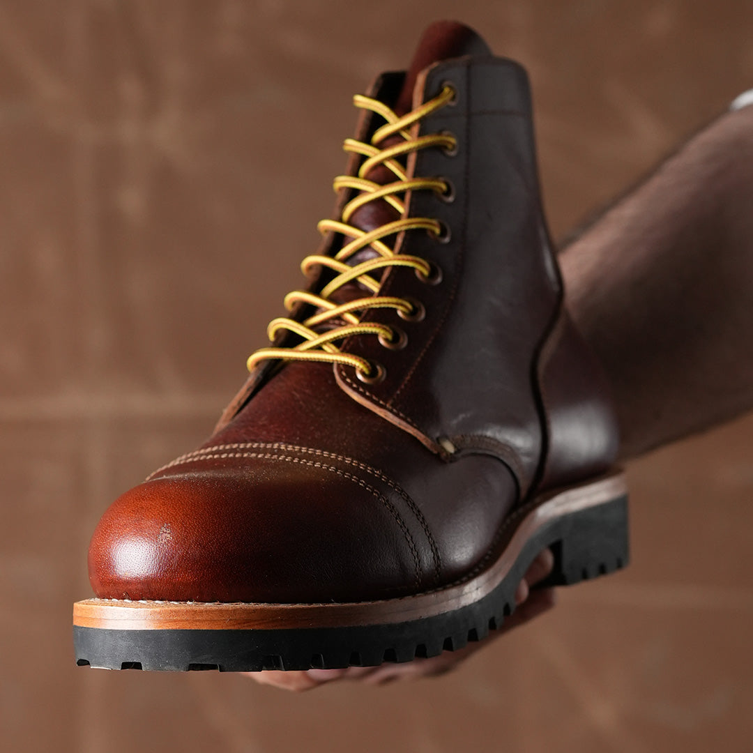 Combat Boots 6" (Saddle Tan) Goodyear Welted 41 CRS