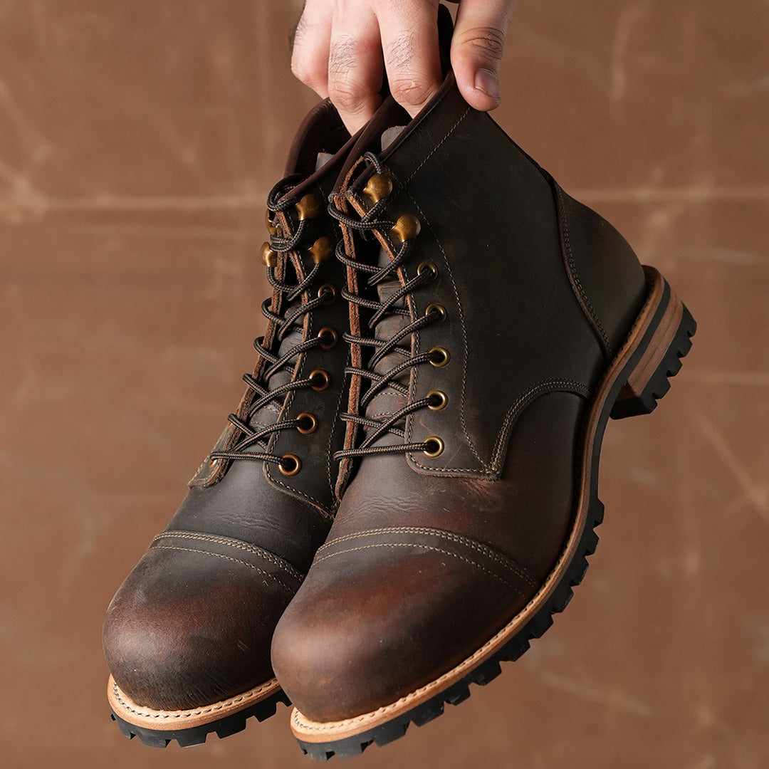 Ranger Boots 6" (Vintage Brown) Goodyear Welted 46 CRS