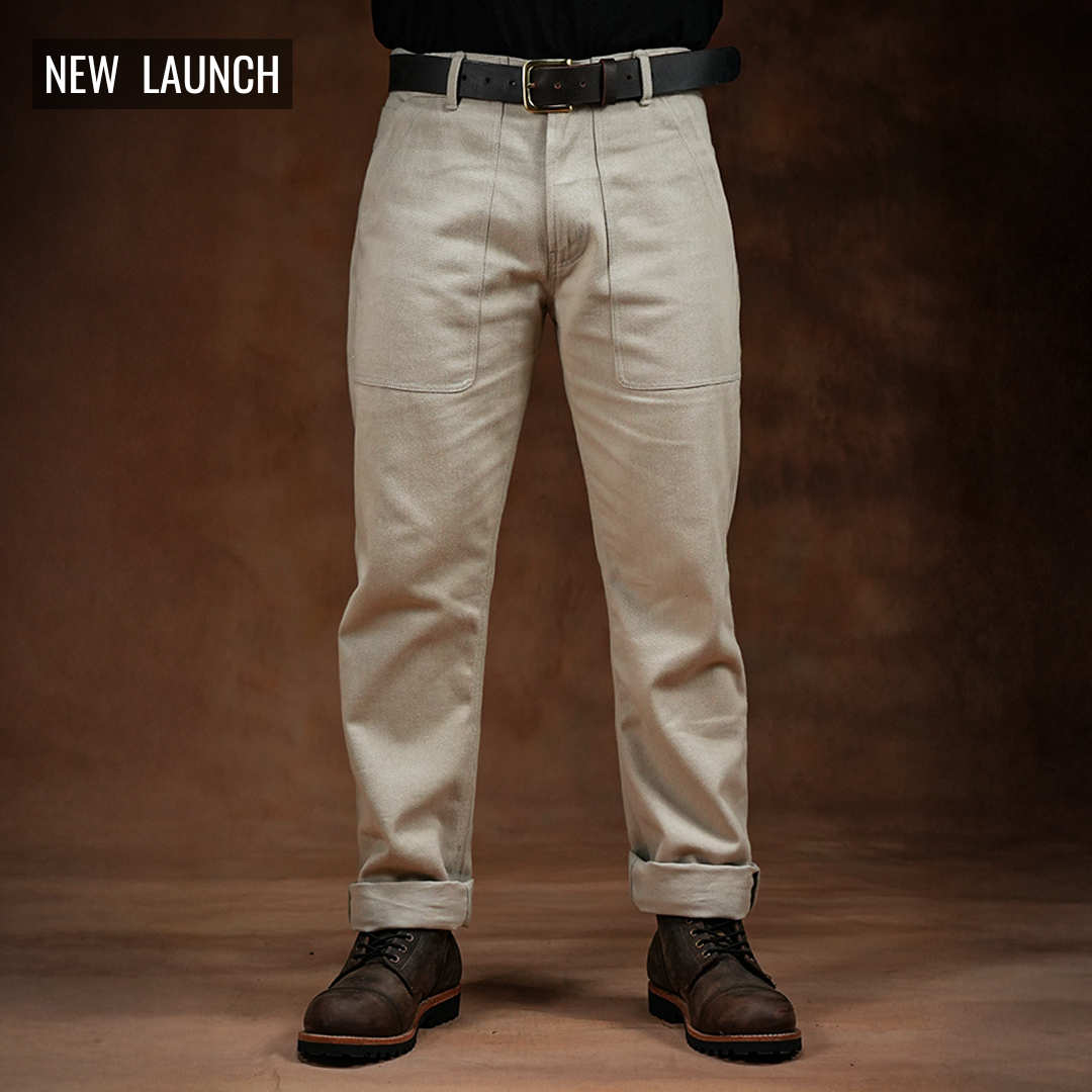Fatigue Pants Arctic Wolf 12 Oz Cotton Twill For Men (True Straight)