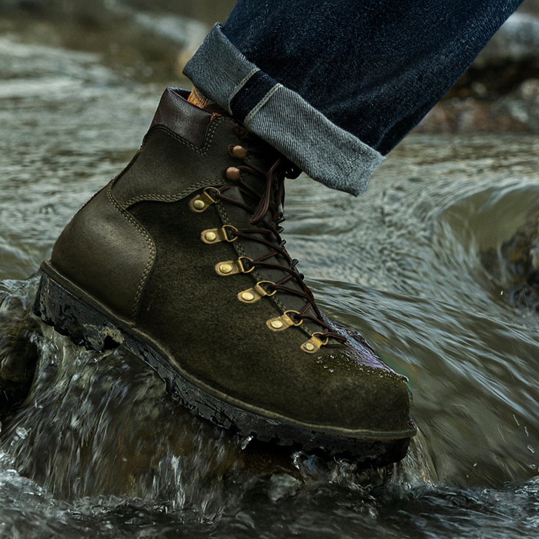 Himalayan Hiker Boots 6" (Grizzly Green) Water Repellent (45 Days Pre-Order For This Color)