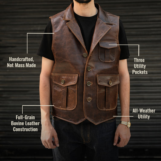 Gentleman's Vest Jacket (Double Shot Espresso)